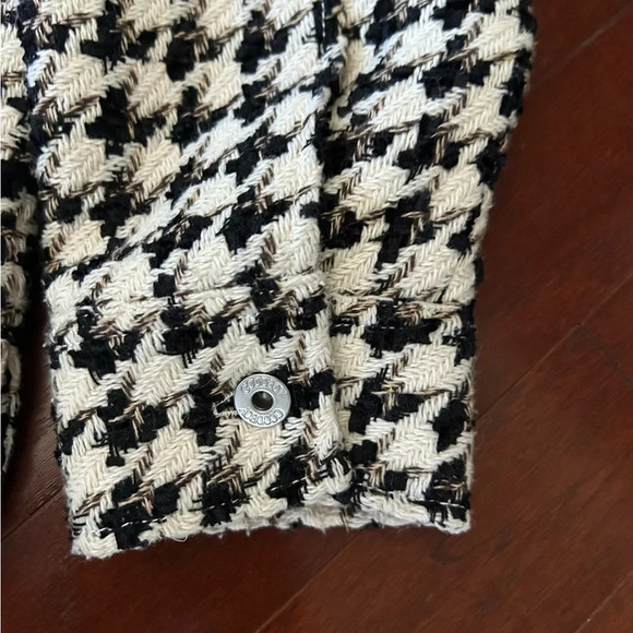 Goodboy Tweed Jacket Black & White fully lined one size like new - Picture 7 of 14